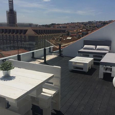 A Terrace On A Topfloor With A View Lisboa Exteriör bild